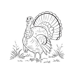 Chicken poultry hand drawn flat stylish mascot cartoon character drawing design