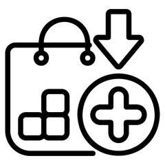 Obraz premium Add icon