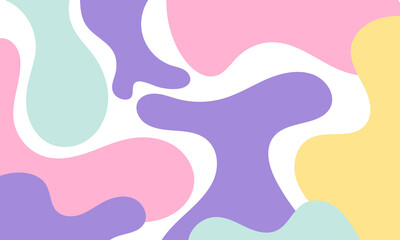 collection Colorful liquid and fluid background for summer,waves summer background.