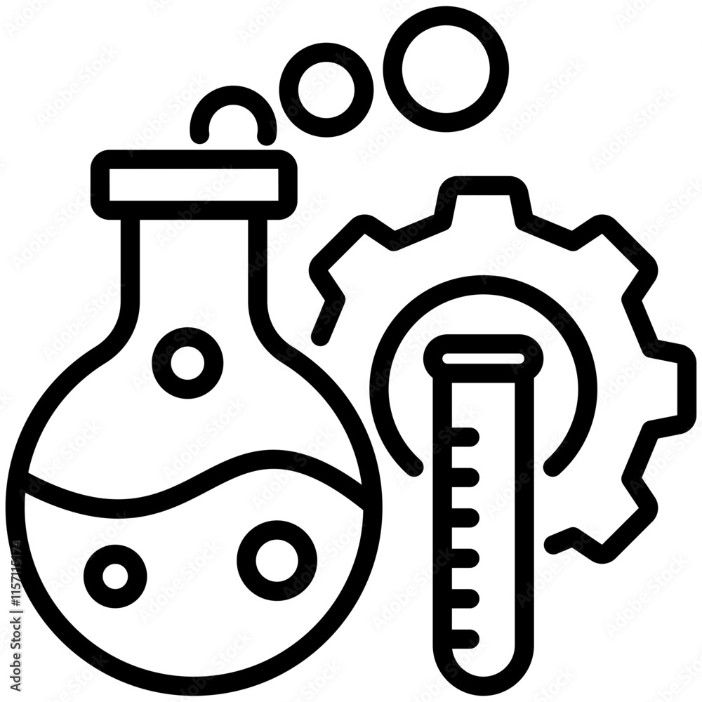 Sticker Scientific Icon