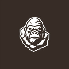 Stone gorilla logo