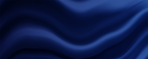 imag of silk fabric luxury background. Wavy abstract satin cloth vector texture pattern.