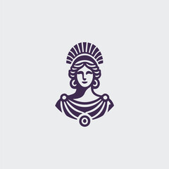 Roman goddess logo