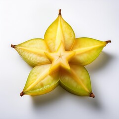Fototapeta premium carambola isolated on white