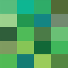 Free vector trendy shades of green color palette collection
