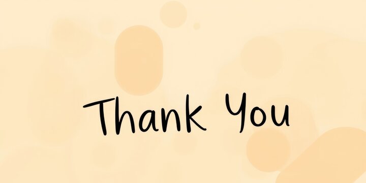 A bright banner displays the simple yet powerful message of gratitude, perfect for International Thank You Day, honoring teachers and workers who make a difference - Powered by Adobe