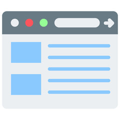 Obraz premium Blog Icon