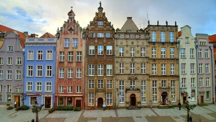 Fototapeta premium Gdansk, Poland Street