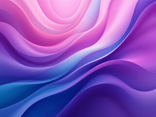 Fototapeta premium Colorful abstract waves with smooth gradient, vibrant background design.