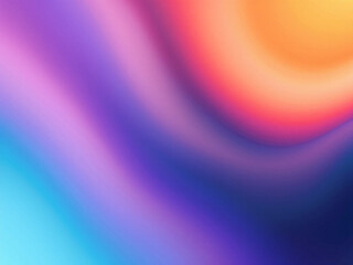 Vibrant purple to yellow gradient background.