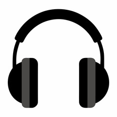 headphones isolated on white background