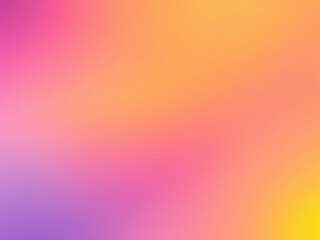 Vibrant purple to yellow gradient background.