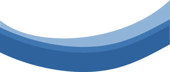 Transparent Modern Wave Shape