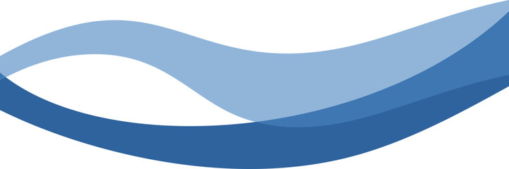 Transparent Modern Wave Shape