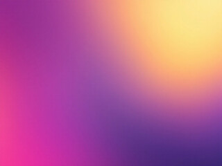 Vibrant purple to yellow gradient background.