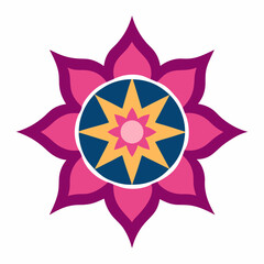 abstract flower design