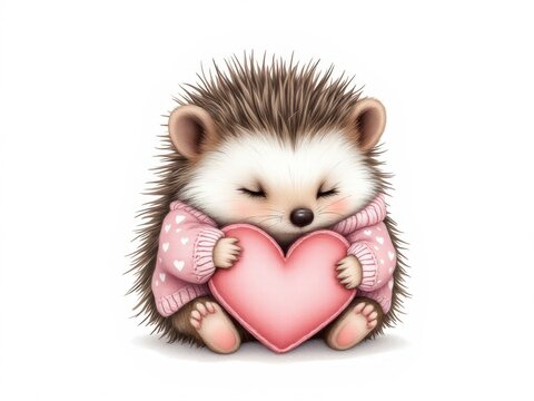 Heartfelt watercolor illustration of an envelope with hearts, ideal for love notes, Valentine’s Day, or romantic greeting cards.