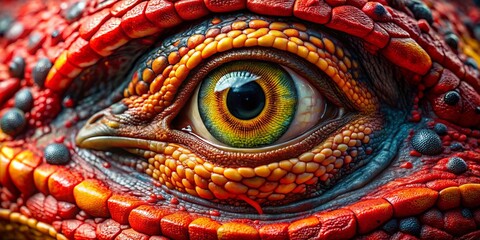 Fototapeta premium Aerial View Abrasions Bleeding Skin Injury Bird's Eye Perspective Wound Surface Texture