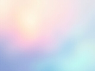 Pastel gradient background with soft pink, blue, and green hues