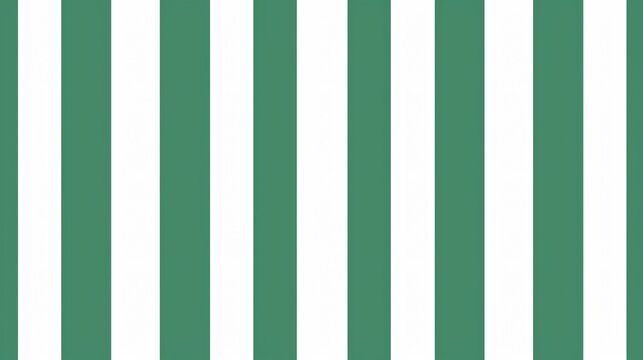Elegant Green and White Striped Fabric Texture Background for Designers