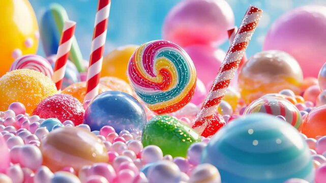 cartoon candy world