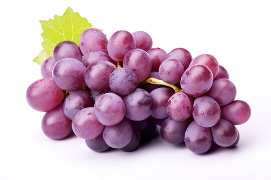 Red Grapes Bunch Closeup