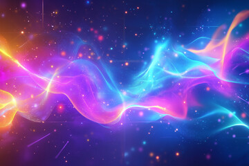 Obraz premium Light fractals illustrate vector graphic background wallpaper 