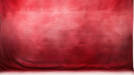 Textured red studio background featuring a subtle satin finish with soft lighting highlights and shadows, isolated on white background