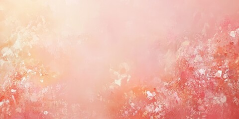 Obraz premium Soft background featuring shades of pink and peach color creates a serene atmosphere. This pink and peach color backdrop is perfect for capturing attention in various design projects.
