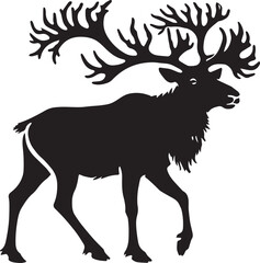 Deer silhouette vector