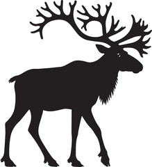 Deer silhouette vector