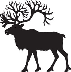 Deer silhouette vector