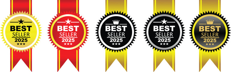 Best seller labels for best selling products