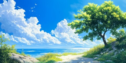 A beautiful day features a clear blue sky that brings joy and serenity. Embrace the tranquility of a good day under the vibrant, clear blue sky, perfect for outdoor activities and relaxation.