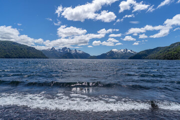 Tromen Lake in Lanin National Park in Patagonia, Argentina