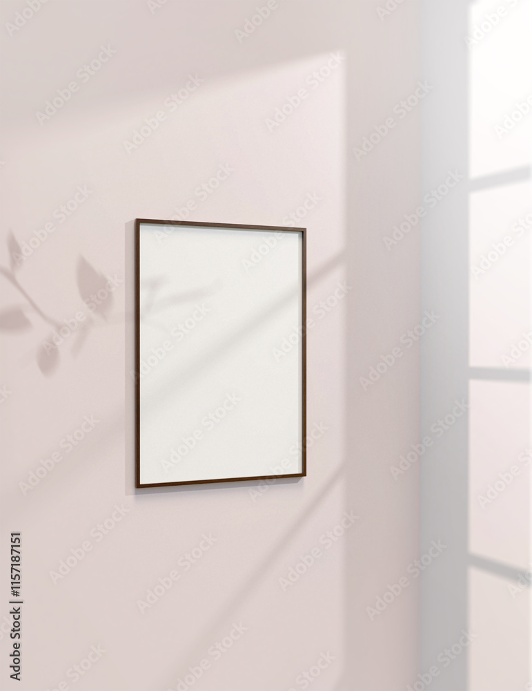 Poster a simple frame mock up file. a1 size picture frame mock up. a1 size poster mock up.