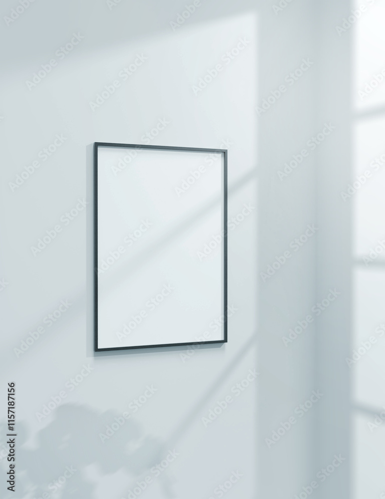 Poster a simple frame mock up file. a1 size picture frame mock up. a1 size poster mock up.