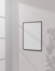 A simple frame mock up file. A1 size picture frame mock up. A1 size poster mock up.