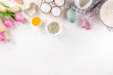 Easter baking background