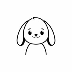 cartoon, dog, animal, rabbit, illustration, vector, bunny, puppy, cute, pet, easter, toy, art, elephant, hare, design, fun, happy, drawing, pink, mammal, character, baby, icon, animals