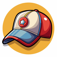 Hat Snapback Cap Backward illustration cartoon drawing stylish design