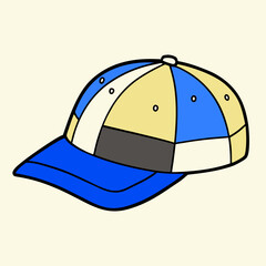 Hat Snapback Cap Backward illustration cartoon drawing stylish design