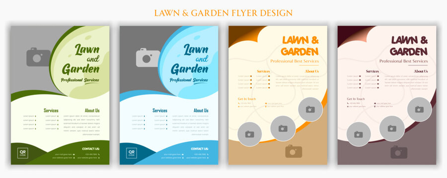lawn care flyer design template. landscaping and gardening lawn care service flyer, poster, leaflet design lawn care garden or landscaping services Tree and gardening service poster leaflet design. - Powered by Adobe