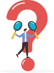 Doubt, analyze problems, solve problems and obstacles, research and find answers to questions
