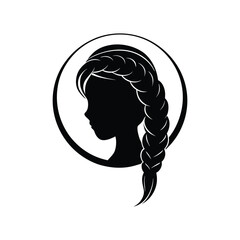 halo braid hair style