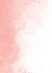 Pastel pink watercolor paint brush glitter for wedding elements. or card templates for greetings or invitations on valentines Day background.Colorful hand painted texture.