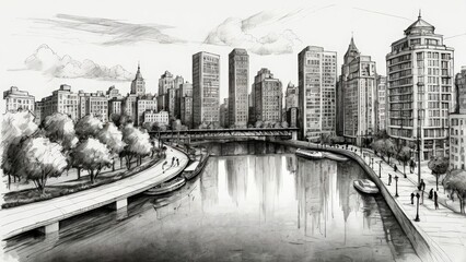 Fototapeta premium old city