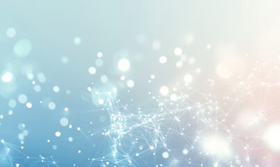A blue background with white dots