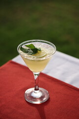 Mint Lemon Martini