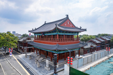Landscape of Lion House in Yanggu County, Liaocheng City, Shandong province